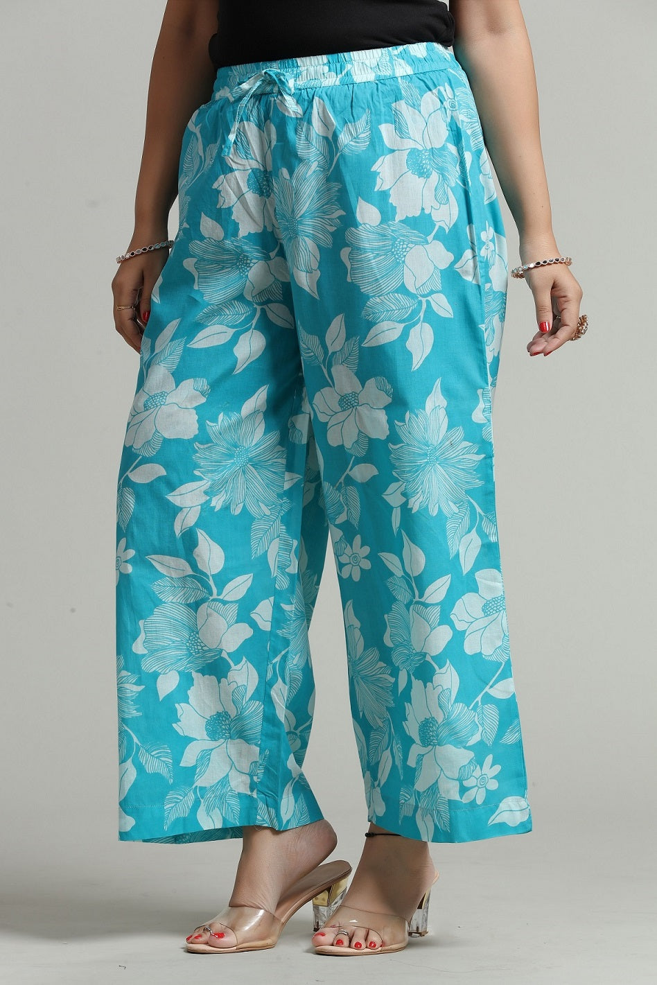 Shop printed palazzo pants online Factory Sale