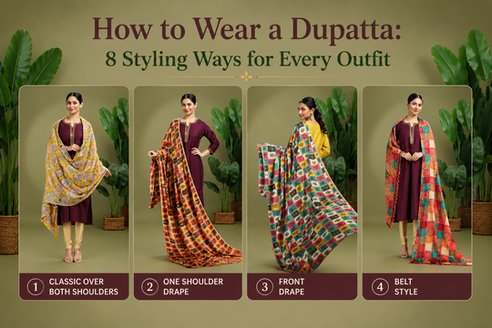 How to Wear a Dupatta: 8 Styling Ways for Every Outfit 