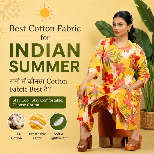 Best Cotton Fabric for Indian Summer & Humidity | Cotton Culture