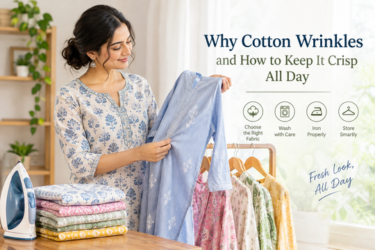 Why Cotton Wrinkles and How to Keep It Crisp All Day
