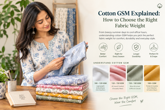 Cotton GSM Explained: How to Choose the Right Fabric Weight