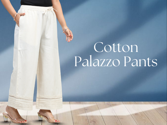 Women's Cotton Palazzo Pants