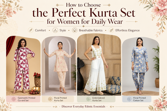 How to Choose the Perfect Kurta Set for Women for Daily Wear