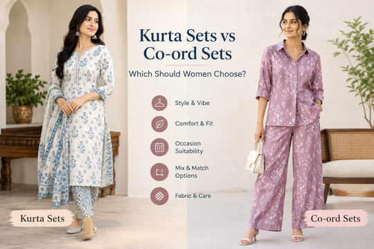 Kurta Sets vs Co-ord Sets: Which Should Women Choose?
