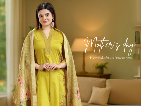 ethnic wear for mothers day sale