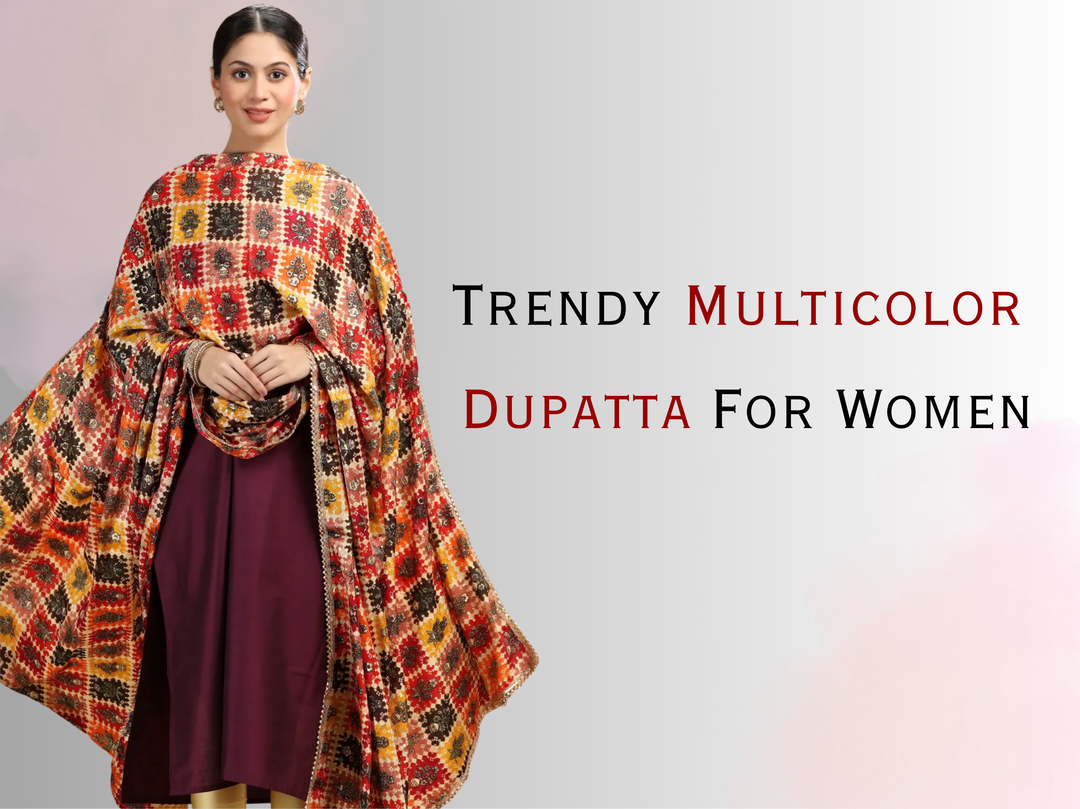 Multicolor Dupatta for women