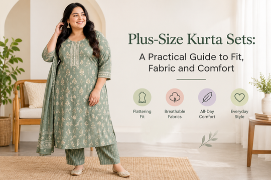 Plus-Size Kurta Sets: A Practical Guide to Fit, Fabric and Comfort