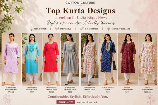 Top Kurta Designs Trending in India Right Now: Styles Women Are Actually Wearing