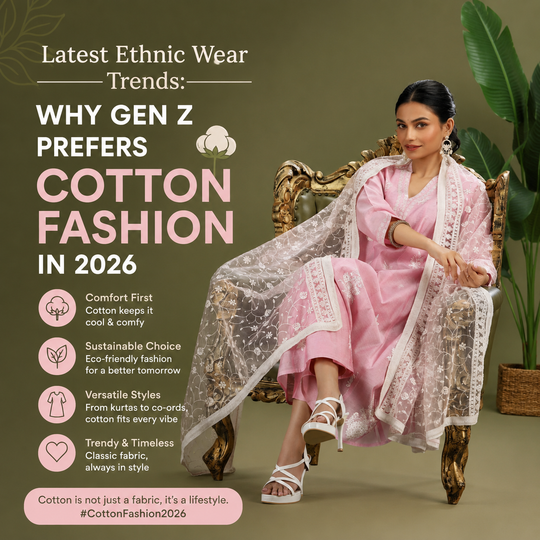 Latest Ethnic Wear Trends 2026: Why Gen Z Loves Cotton Fashion