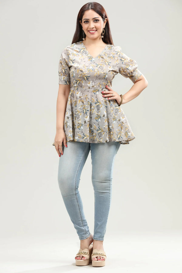 Beige Kurta