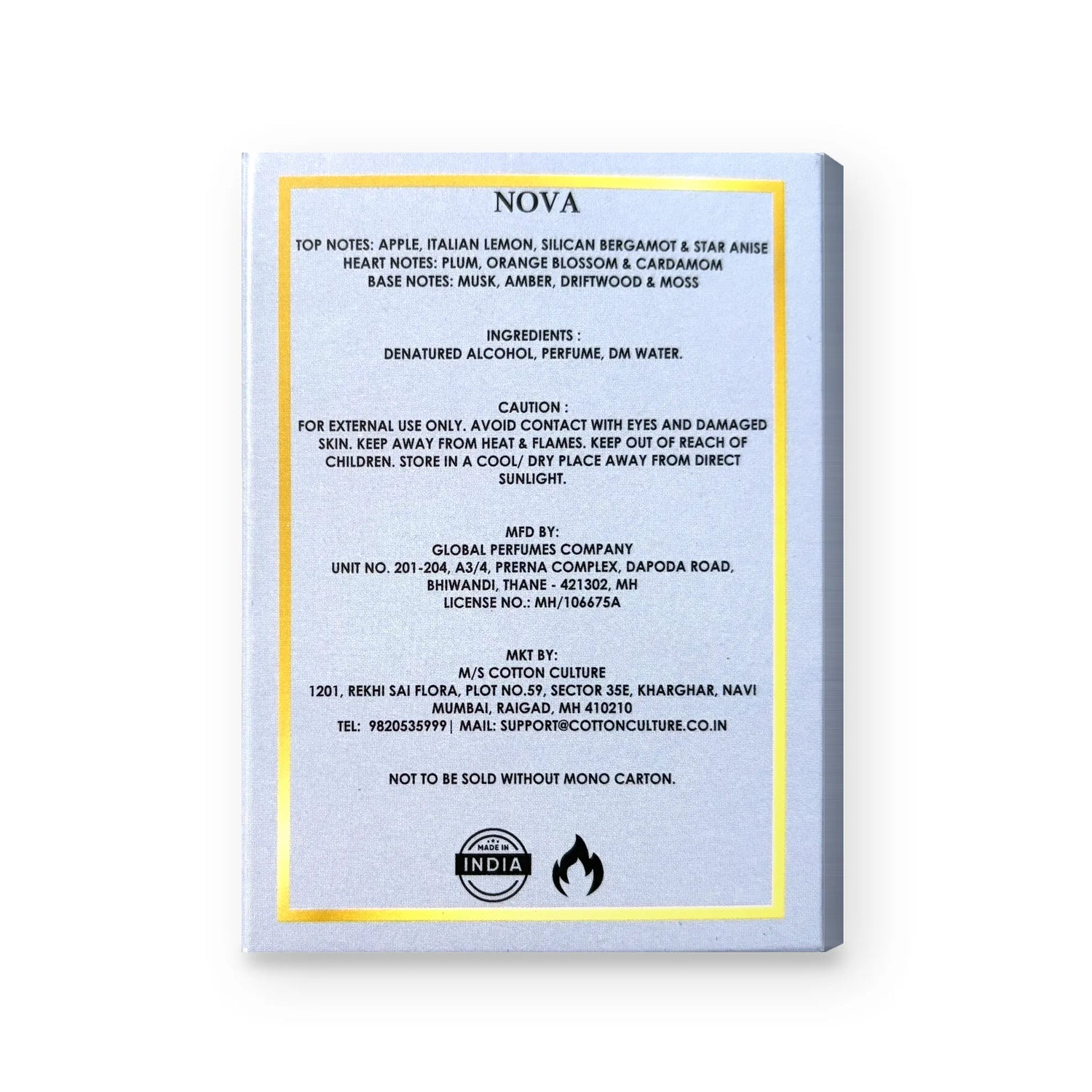 Nova Fruity Citrus Eau De Parfum