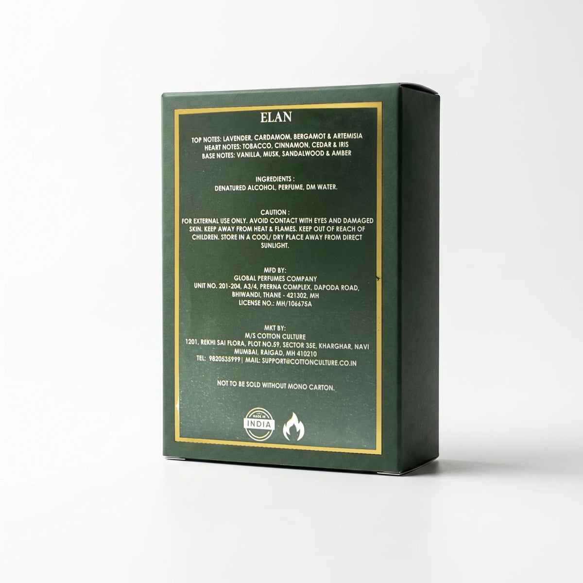 Elan Aromatic Spicy Eau De Parfum