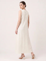 Off White Pure Cotton Floral Print Kurta