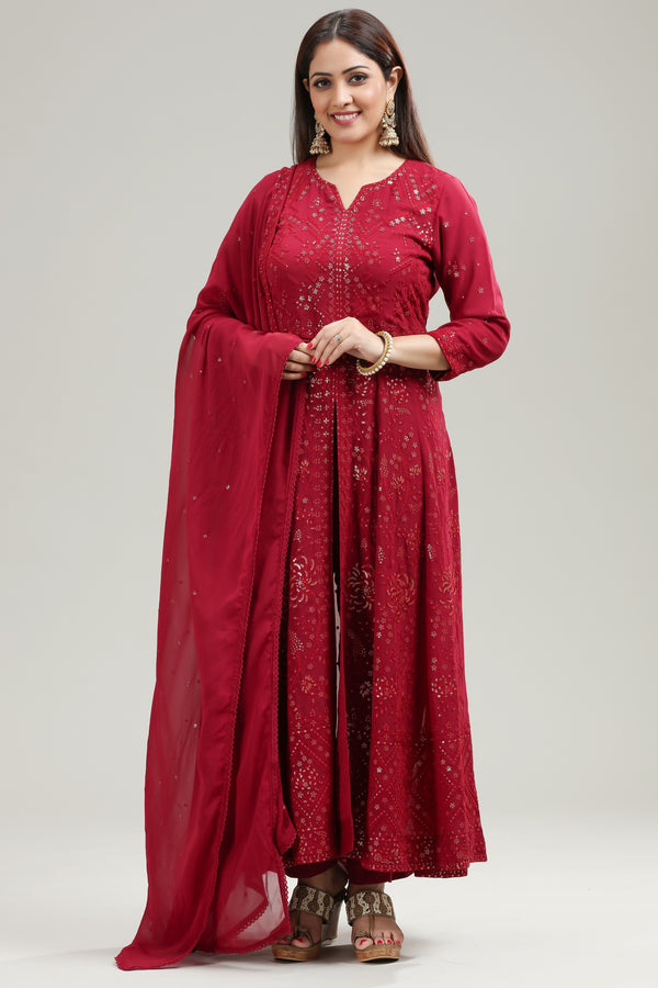 Georgette Kurta Set