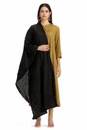 Black Cotton Dupatta