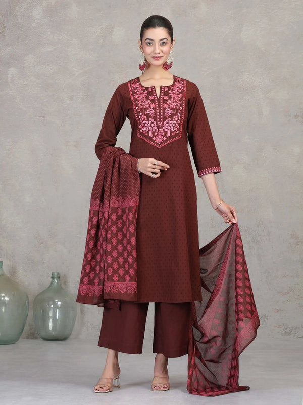 Cotton Suits with Dupatta for Women