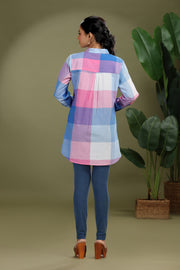 Multicolor Cotton Flex Printed Tunic