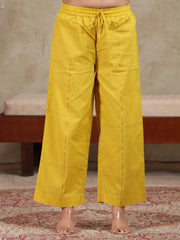 Mustard Solid Anarkali Ethnic Set