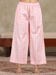 Off White Floral Printed Straight Co-ord Set