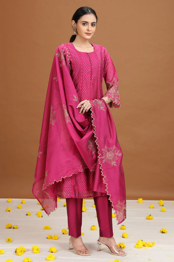 Chanderi suits