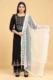 Dupatta D12 Off White