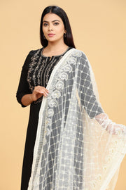 Dupatta D12 Off White