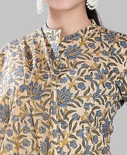 Taslima 1 Beige Jaipuri Cotton Suit Set