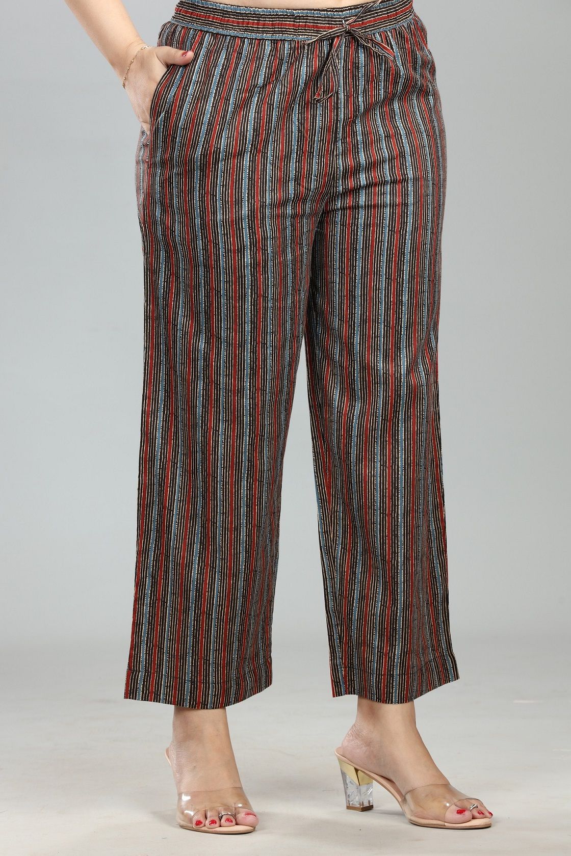 Madhu Multicolor Cotton Pant