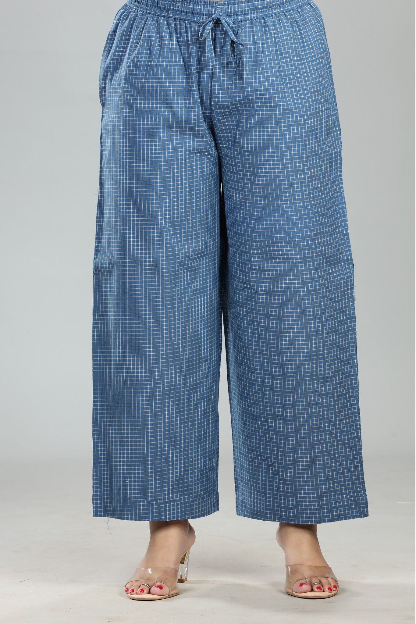 Madhu Navy Blue Cotton Pant